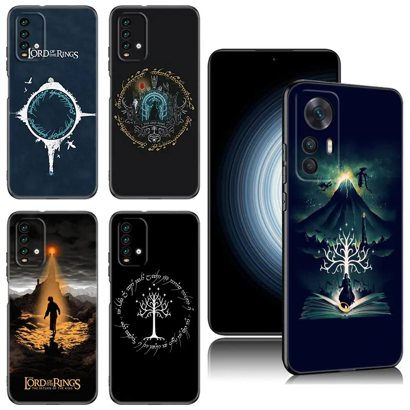 The L-Lord of the R-Rings Black Case For Xiaomi Redmi 11 Prime 11A 12C 13C A1 A2 Plus A3 12 4G 10 13R 5G 9A 10A 9C 10C 9i 12R