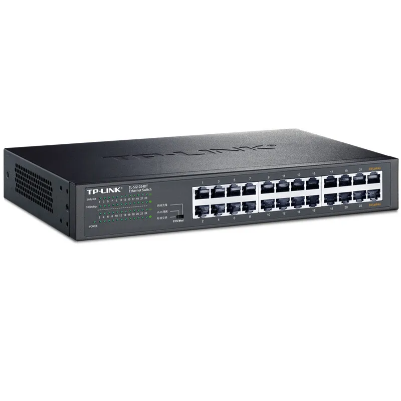 Imagem -03 - Tp-link-lan Divisor de Cabo de Rede Monitoramento de Rede Gigabit Completo Hub Ethernet Interruptor de 24 Portas 1000m Tl-sg1024dt