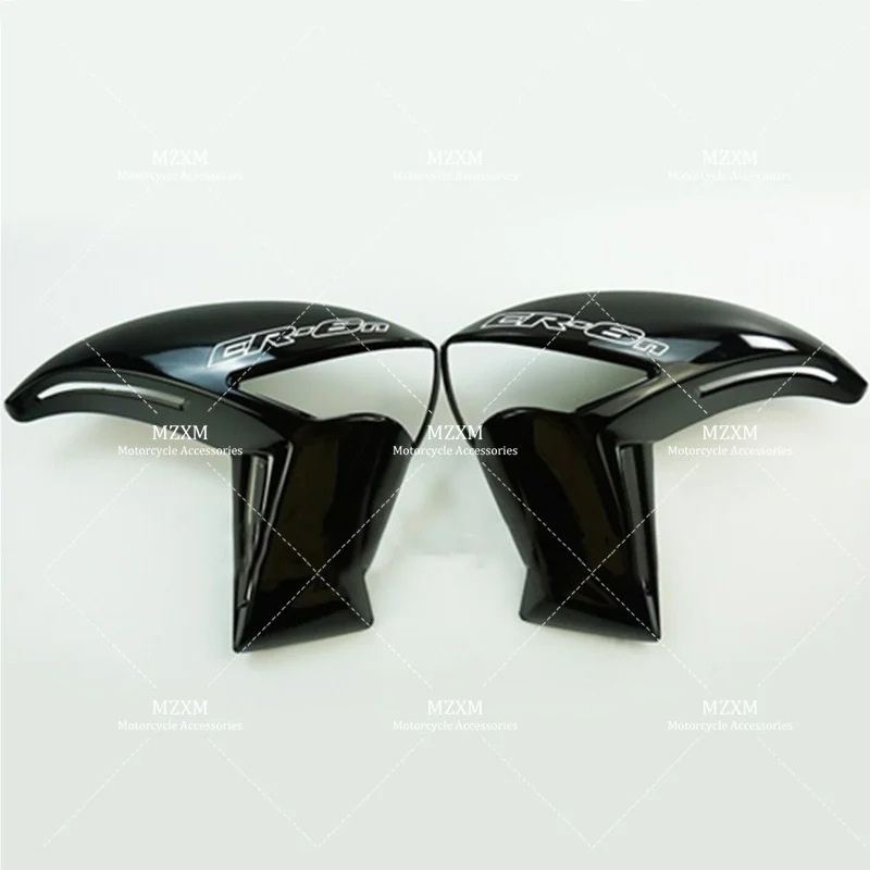 

Motorcycle Fairing Left Right Panel Trim Cover Cowling Frame Matte Black Protectors Fit For Kawasaki ER-6N ER6N ER 6N 2009-2011