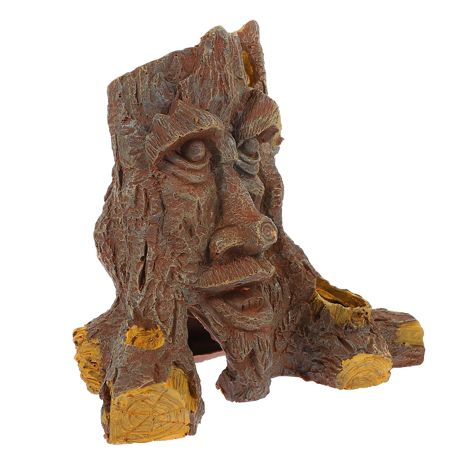 

Reptile Hideout Resin Cave For Terrarium Decor Lizard Snake Hide Shelter Durable Stain Resistant Natural Design