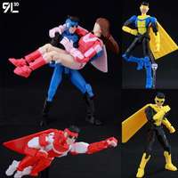 9L3D Printed Anime Naruto Jujutsu Kaisen One Piece Characters Lucky13 Dummy Action Figures Multi-Jointed T13 Mannequin Toys
