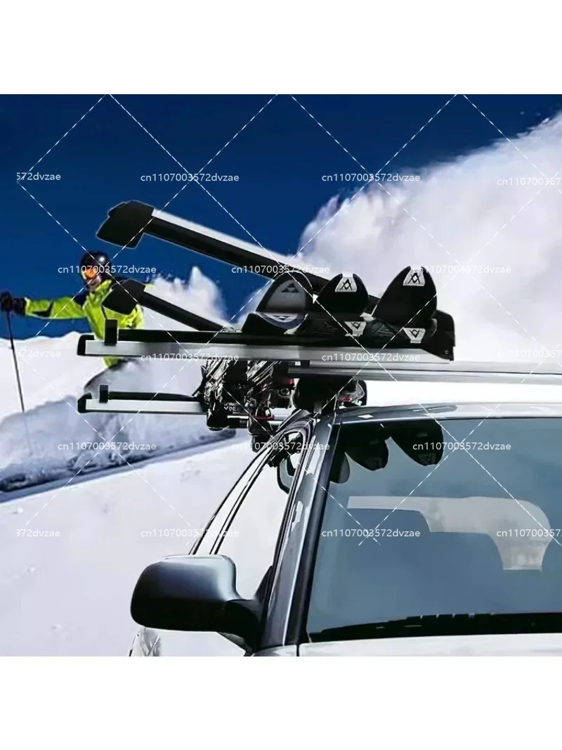 

Roof Ski Rack Car Roof Rack Aluminum Alloy Car Travel Rack Frame