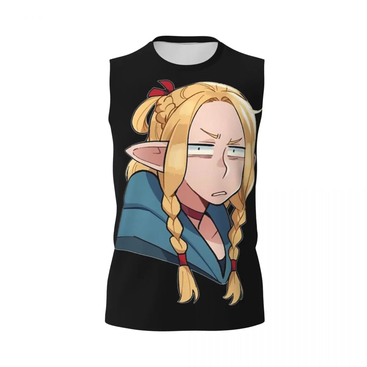 Dungeon Meshi Senshi Delicious In Dungeon Men Printed Sleeveless T-shirt Casual Hip Hop Street Style Beach Holiday Tank Tops