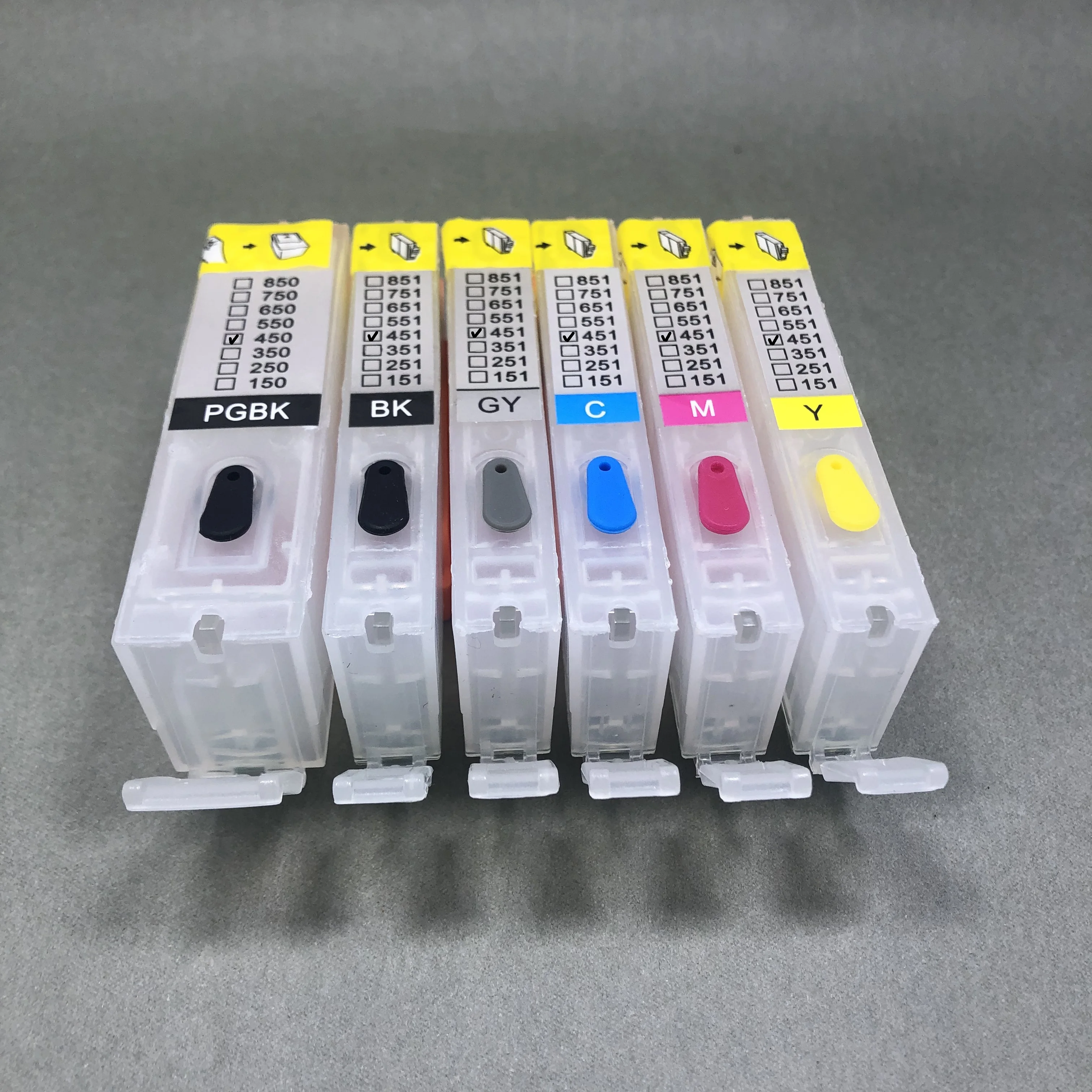 Empty PGI-450 CLI-451 Refillable Ink Cartridge for Canon PIXMA MG5440 MG5540 MG5640 MG6440 MG6640 MG7540 Ip7240 MX924 IX6540