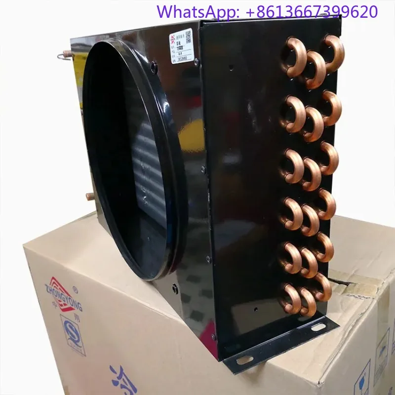 1h p grande 1 freezer ar condicionado condensador refrigerado a ar refrigerado a água aleta de alumínio tubo de cobre trocador de calor do radiador