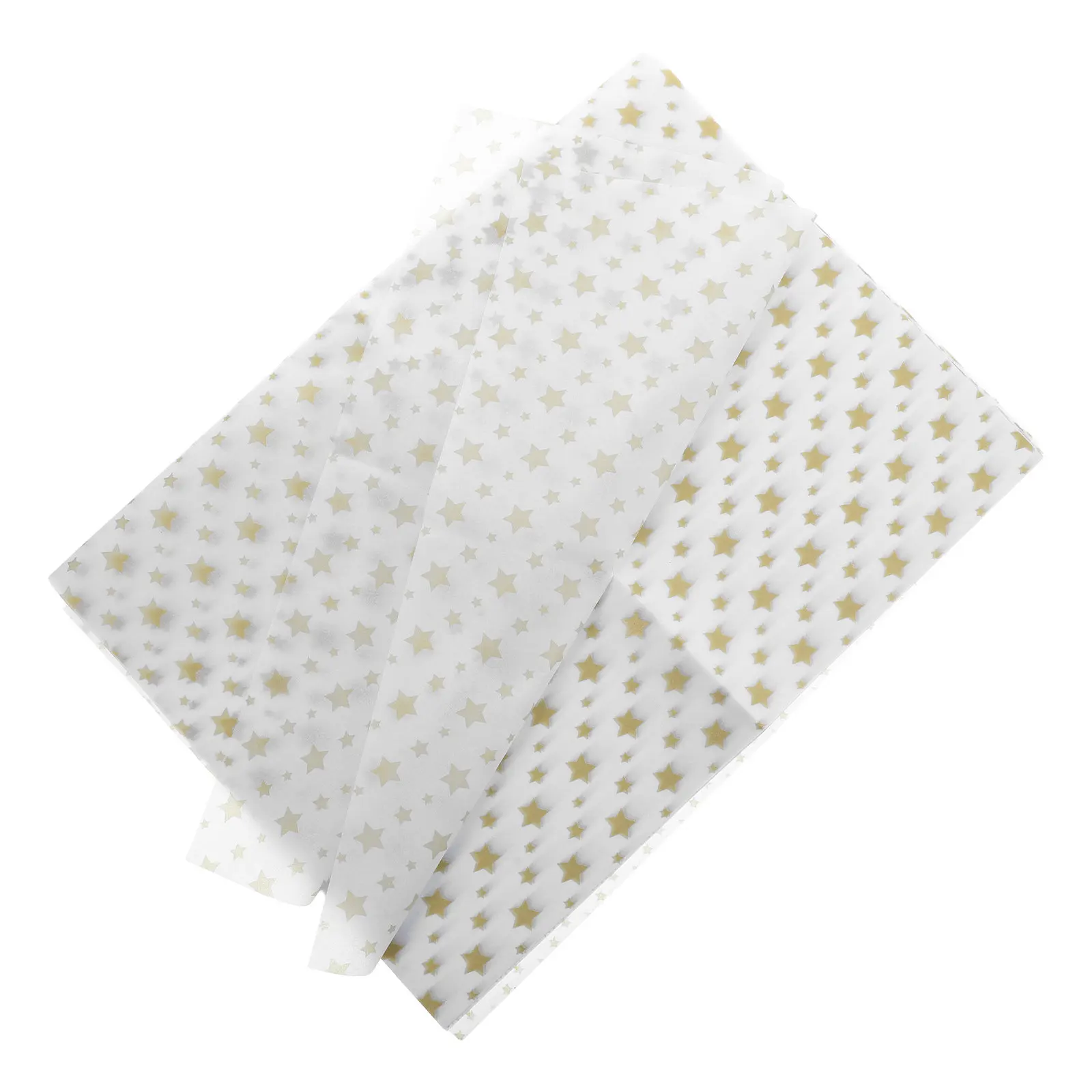 Papier de soie d'emballage imprimé étoiles, 100 pièces, feuilles de papier d'emballage légères pour cadeaux, artisanat, matériel de bricolage