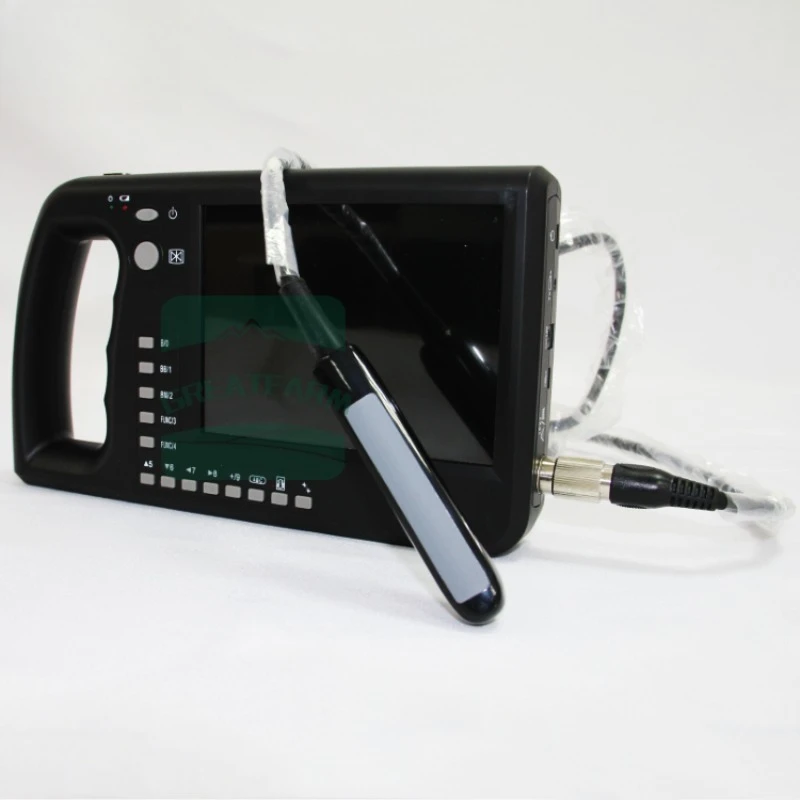 

Large Screen Veterinary Ultrasound Scanner Device Waterproof and Portable Cattle Horse Rectal Probe for Pregnancy Diagnosis