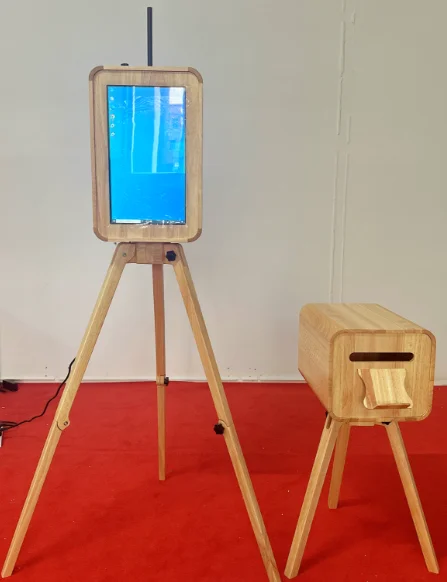 Selfie Wooden Photo Booth Ipad Mirror Photo Booth Event And Wedding Machine