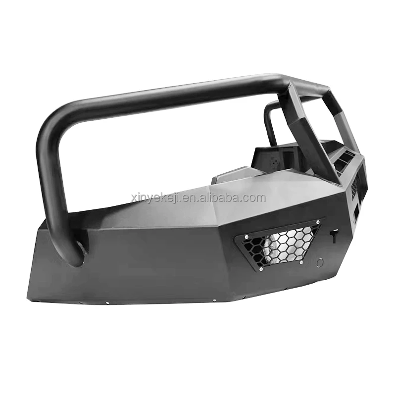 forHigh Quality Off Road 4x4 Auto Part Black Steel Front Bumper Bull Bar Nudge Bar for Toyota Prado