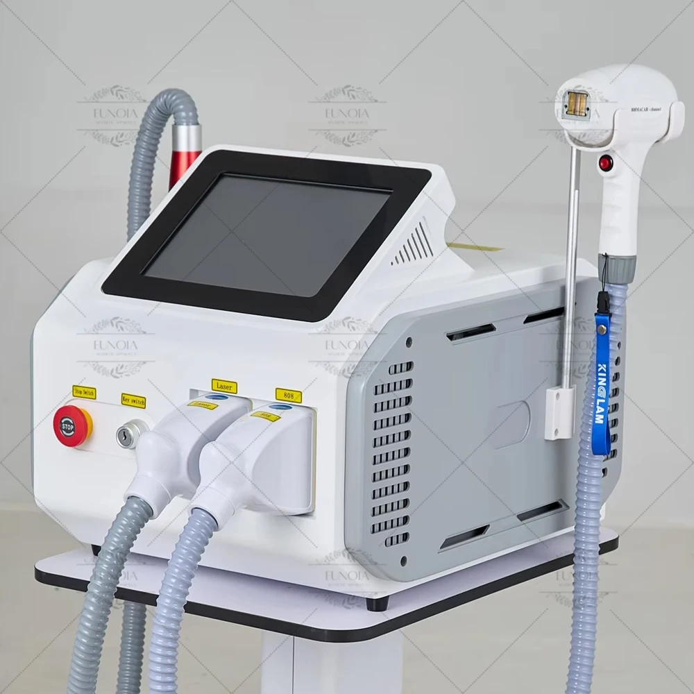 SHR Diode Laser Picotech 2 in 1 Hair Removal Machine Tattoo Cleaning Soprano Ice Titanium Professional Beauty Equipment Home Use