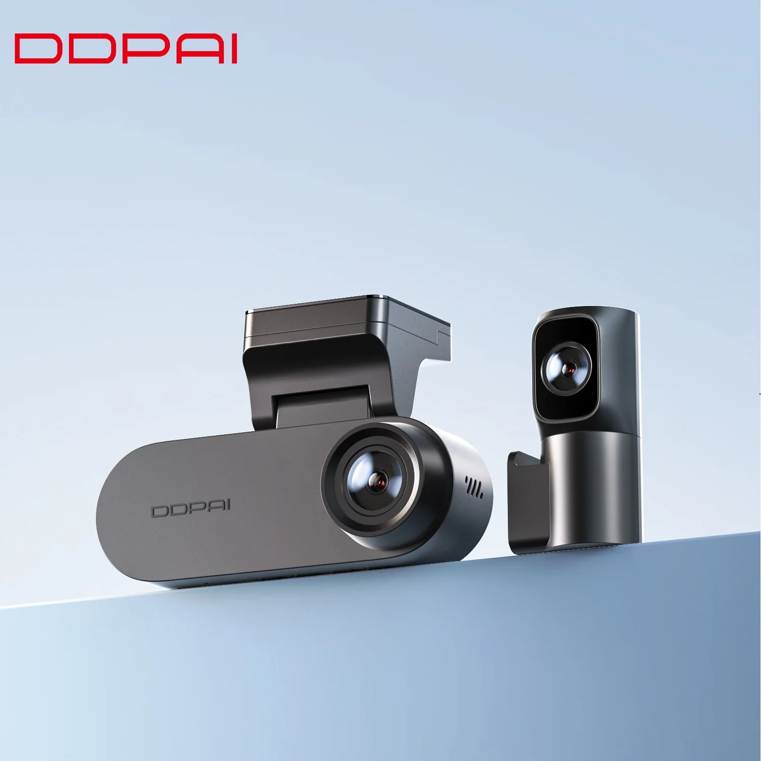 Caméra embarquée DDPAI N2, avant 1440P, arrière 1080P, HDR, GPS, ADAS, vision nocturne, avec superco