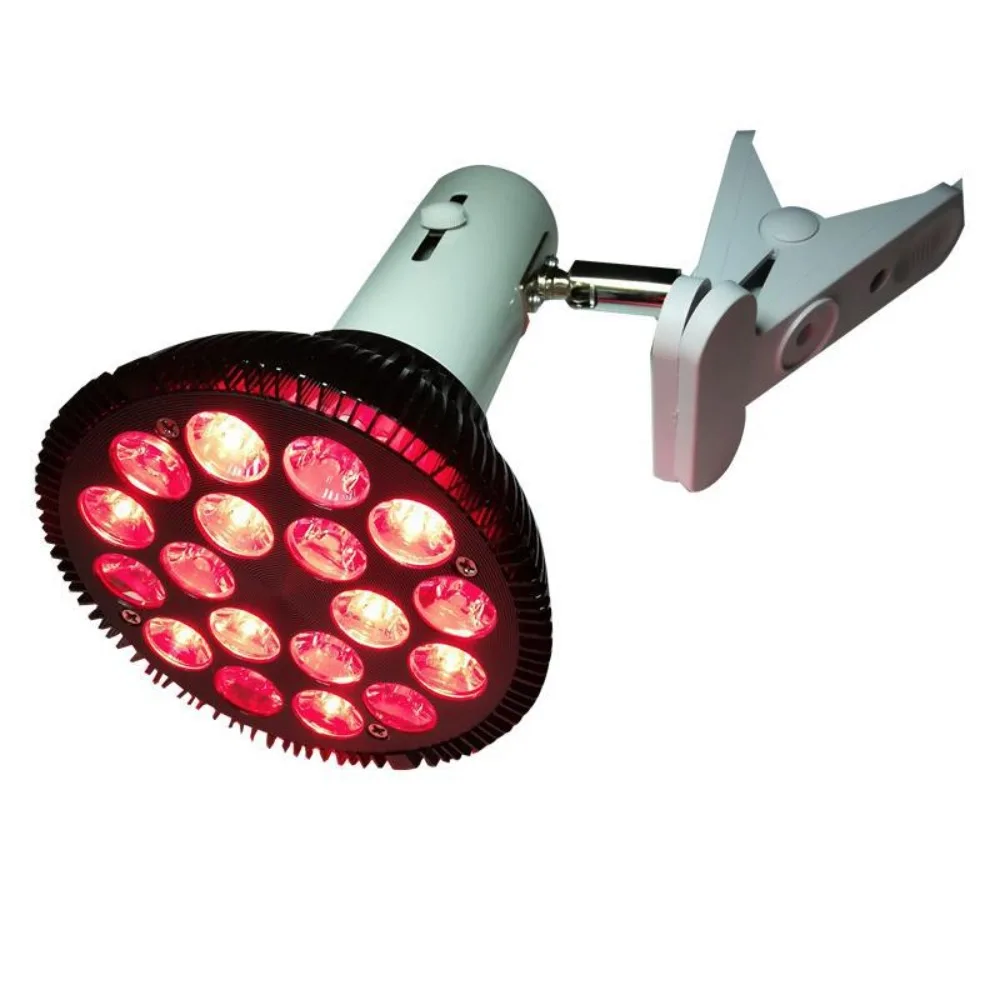 Dispositivo per terapia della luce rossa, lampadina per terapia della luce a infrarossi da 54W con staffa, vicino all\'infrarosso 850nm rosso 660nm