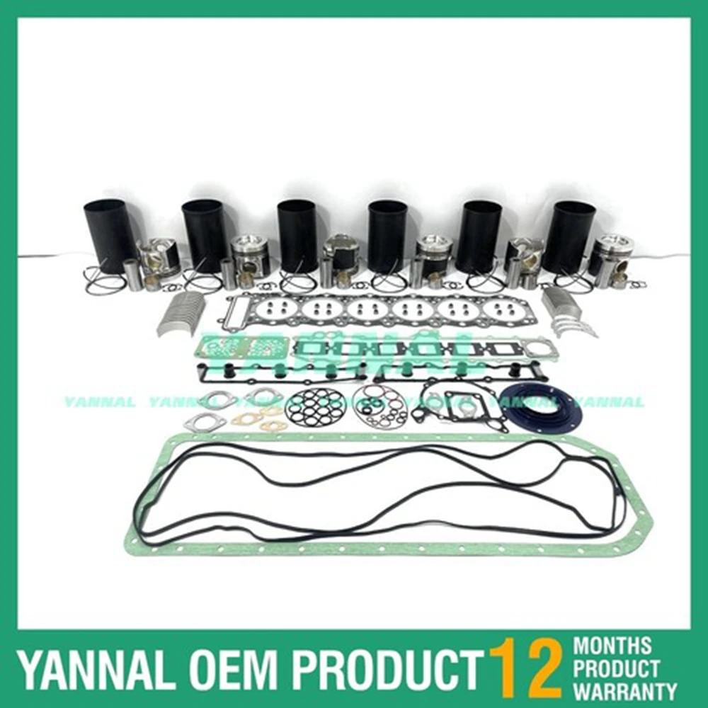 

Engine Overhaul Rebuild Kit With Gasket Bearing Set For Mitsubishi 6M60 Engine