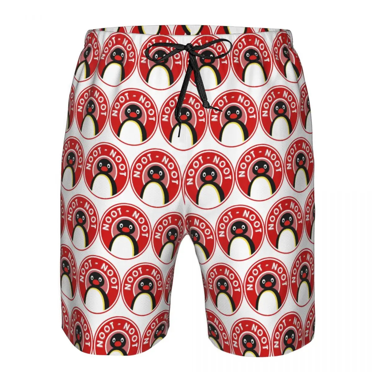 

Pingu Noot Noot (Pingu The Pengouin) — красные плавки, пляжные шорты, повседневные быстросохнущие летние мужские брюки для плавания