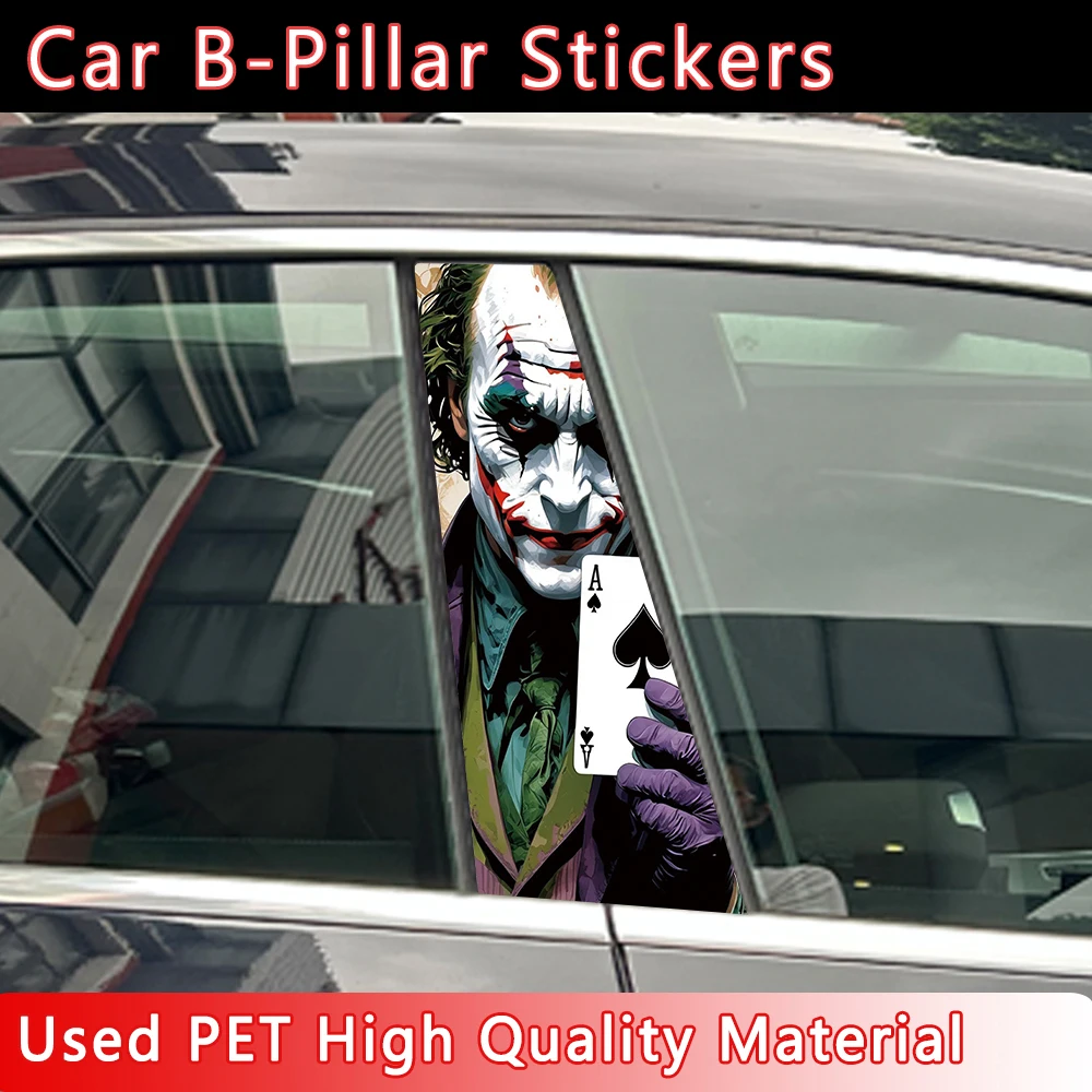 

Graffiti Car Stickers Auto B-pillar Decals Center Column Cartoon Cover Scratches Decor Waterproof Decal Sticker Self-adhesivea