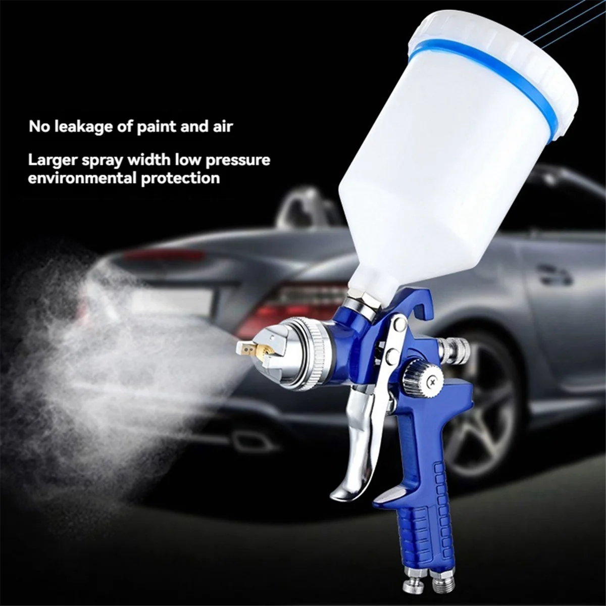 

A002 1.7mm Nozzle HVLP Pneumatic Paint Car Air Instrument Pneumatic 1.7mm