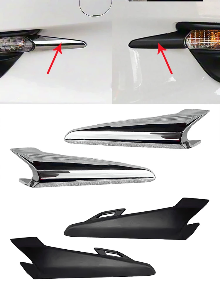 For Mazda 3 Front Bumper Fog Lamp Frame Cover Grille Trim Triangular Trim