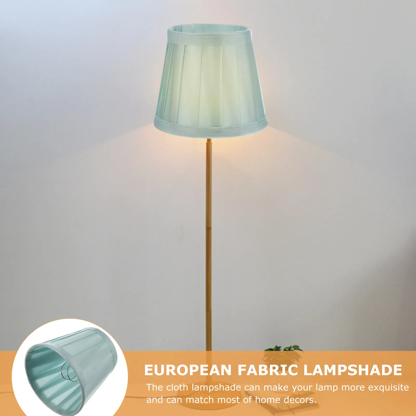 

1Pcs Cloth Lampshade Modern European Style Decorative Lamp Cover for Bedroom Living Room Warm Lighting Table Floor Chandelier