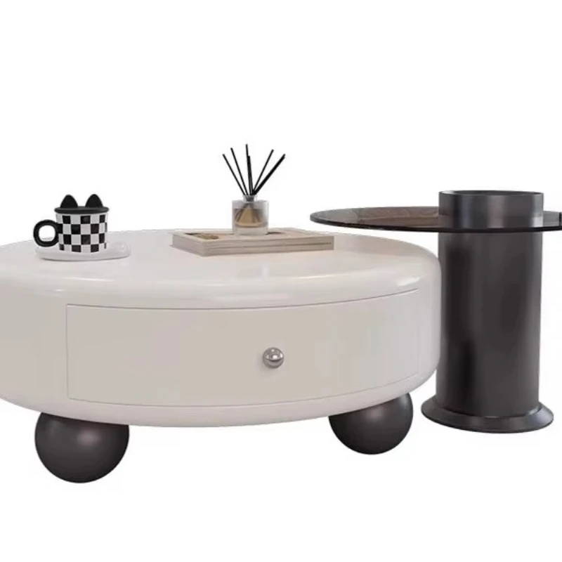Popular Creative Living Room Wooden Center Coffee Table Modern Luxury Simple Home Coffee Table Set