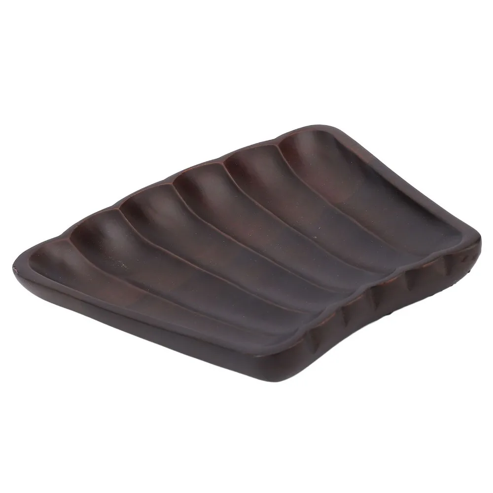 Solid Wood Serving Tray Irregular Outline Wood Texture Storage Tray Smooth Surface Thick Board Display Plate Snack Display