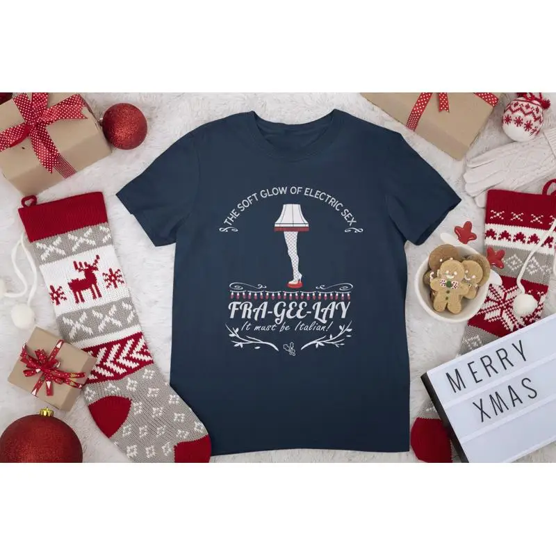 

A Christmas Movie T Shirt Fra Gee Lay Leg Lamp Funny X Mas Quote