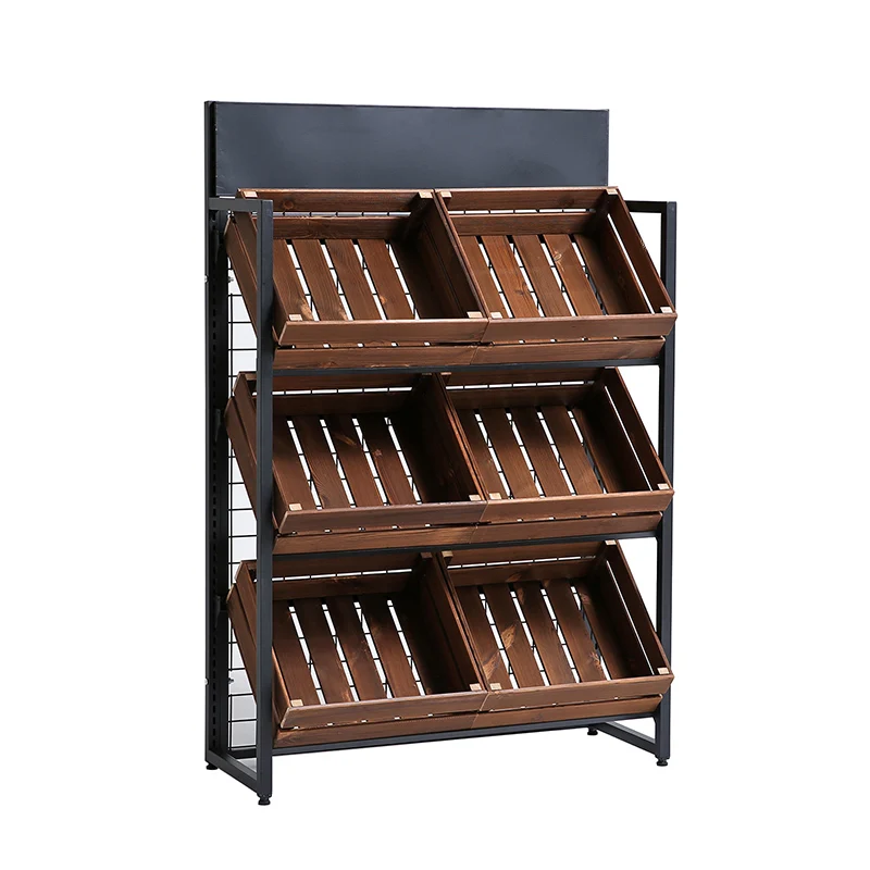 

Supermarket Convenience Store Fruit and Vegetable Display Rack Wine Display Rack Home Kitchen Bookstore Shelf Multifunctional Ve