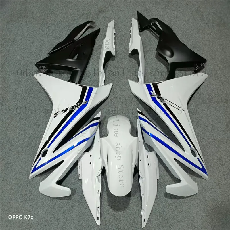 Injection Fairing kit Blue White for Honda CBR500 CBR500R 2016 2017 2018 cbr 500 16 17 18  Black fairings Plastic abs kit