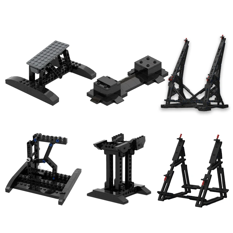 Présentoir de vaisseau spatial MOC adapté au destructeur d'étoiles du millénaire x-wing république Gunship rasoir bloc de construction jouet cadeau uniquement support