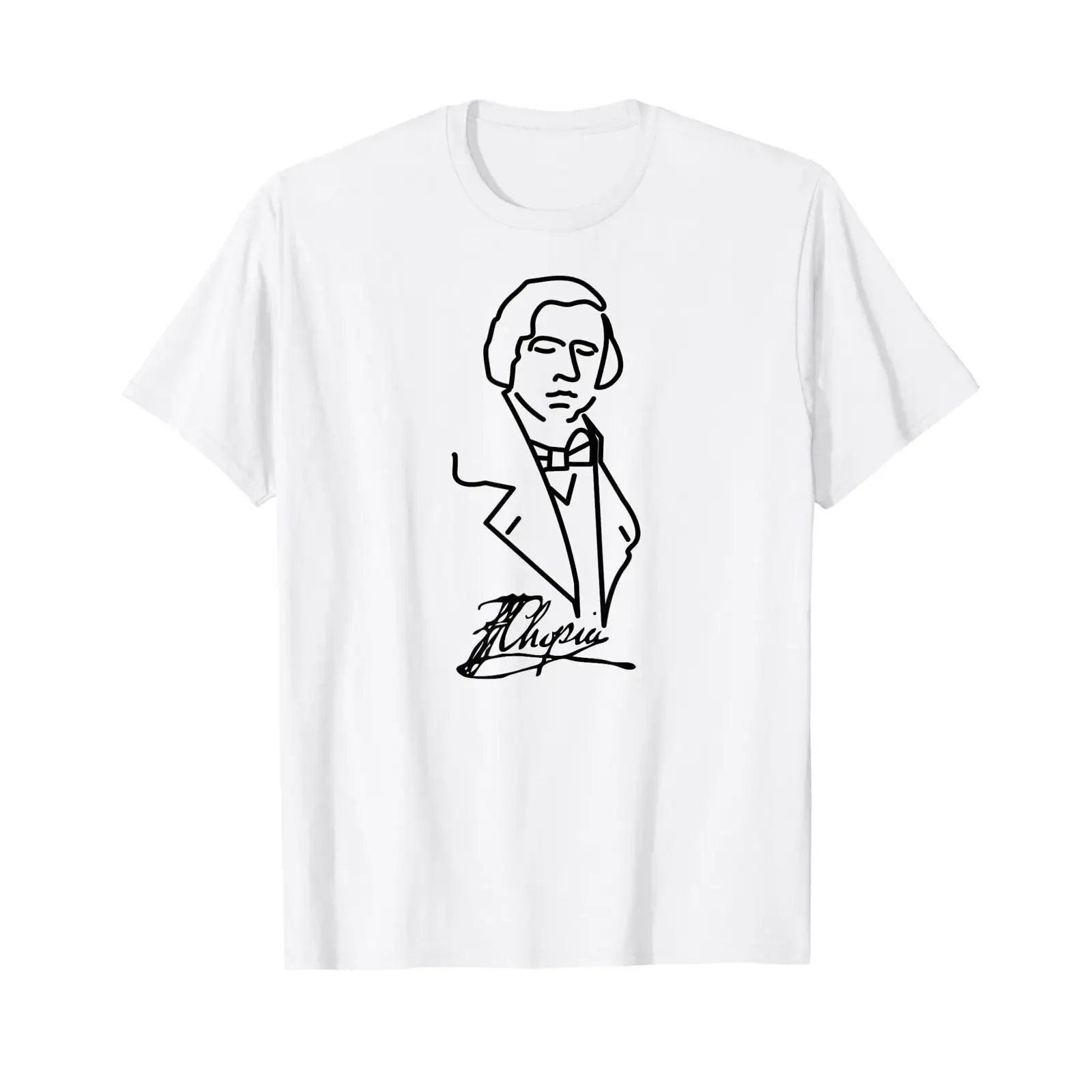 Classical Music Pianist Chopin Musician Composer T Shirt vintage Washed Comfortable designer clothes homme Breathable Slightly