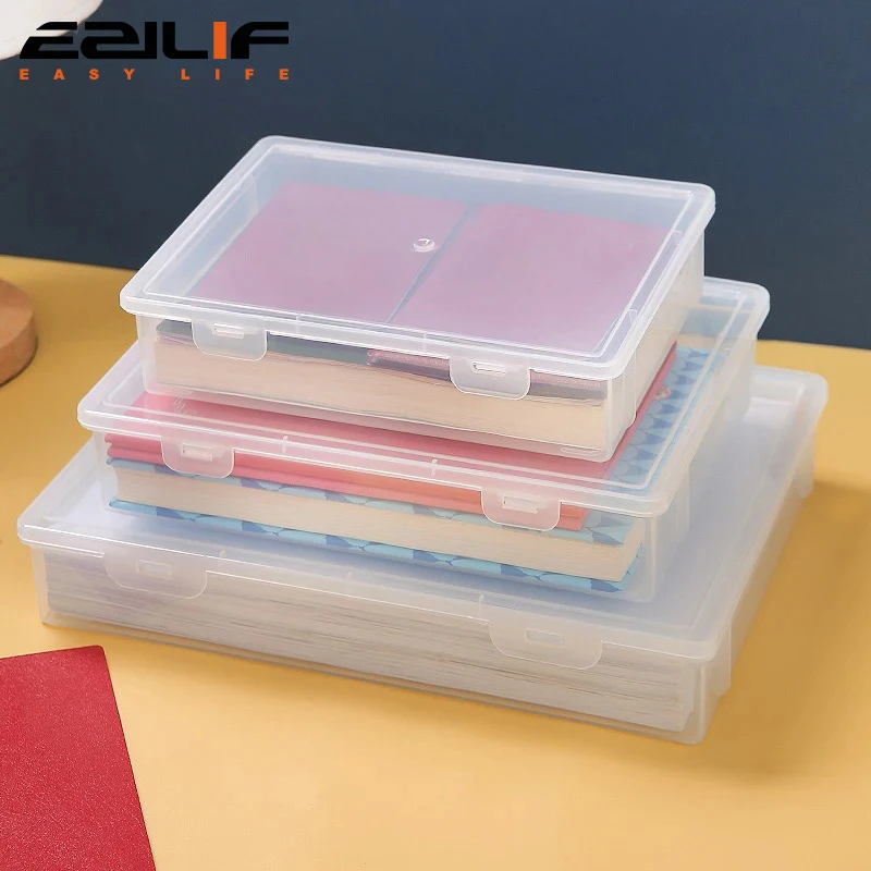 Document Organizer Household Certificate File A4 Box Important Information Household Registration Book Dust Proof Storage Box