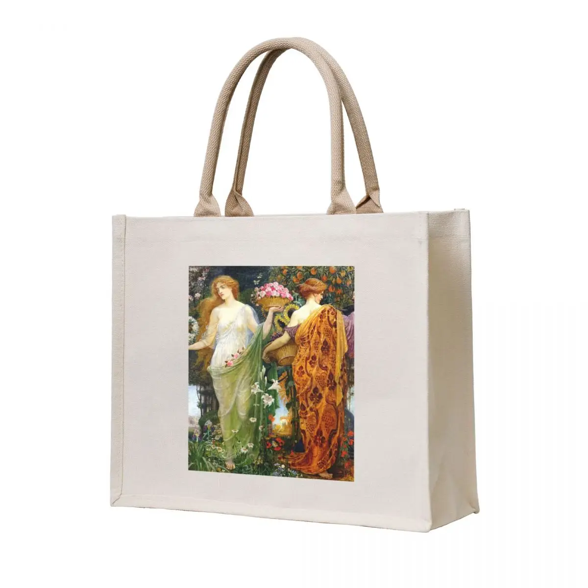 

The Masque For the Four Seasons - Walter Crane Tote Bag shopping bag logo sacs de shopping Women's shopper