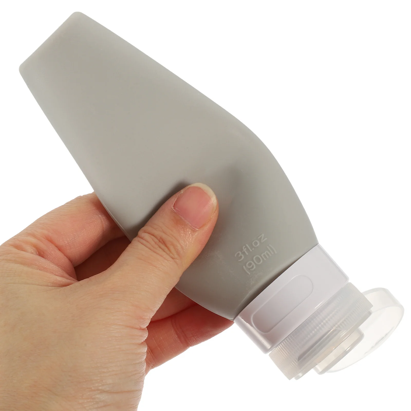 3 قطع من زجاجات السفر المصنوعة من السيليكون المقاومة للتسرب، حاويات لوشن الضغط القابلة لإعادة الملء، زجاجات مستلزمات السفر الصغيرة #6