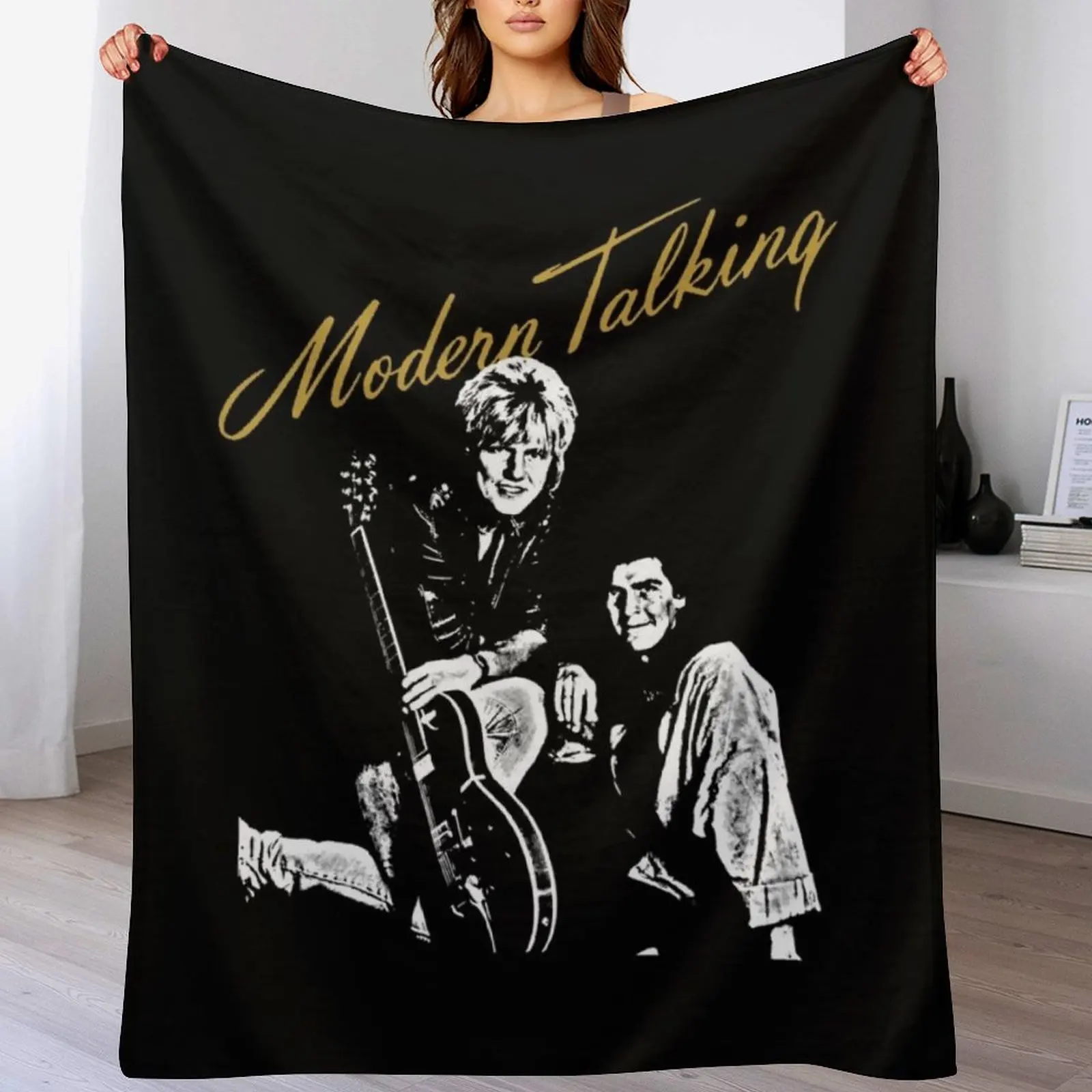 The Original Modern Talking Merchant Throw Blanket