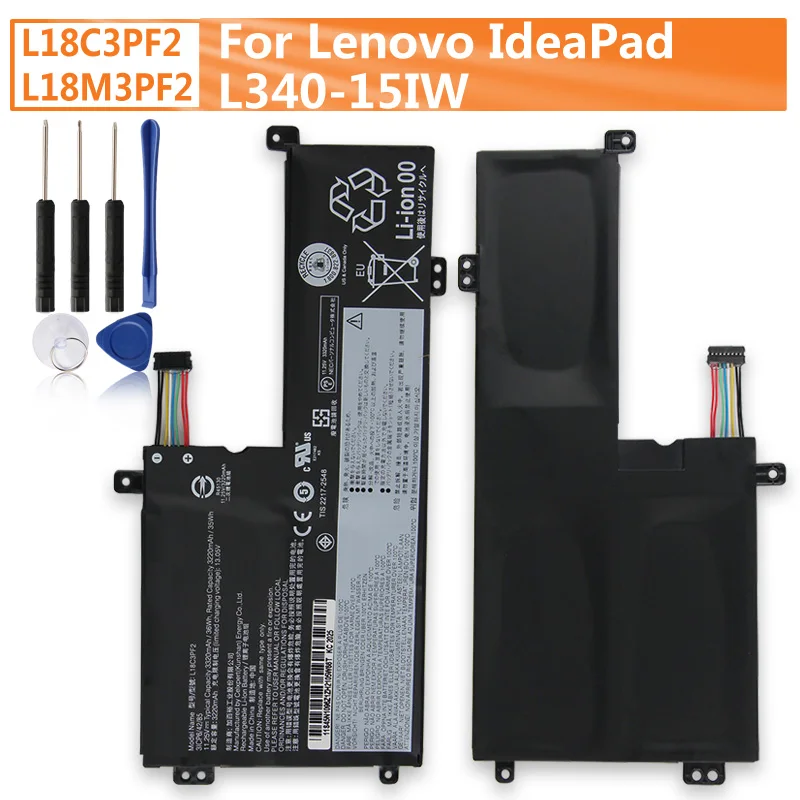 

L18C3PF2 L18L3PF1 L18D3PF1 L18M3PF2 Сменный аккумулятор для Lenovo IdeaPad L340-15IW с инструментами 3320 мАч