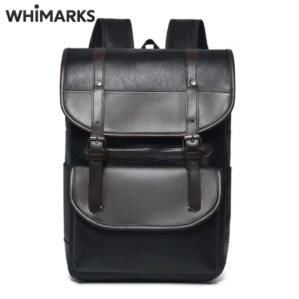 whimarks-メンズバックパック-大容量-防水-耐久性のあるレザーバックパック-トレンディなレトロバッグ-新しいビジネスコンピューターバッグ-ギフト