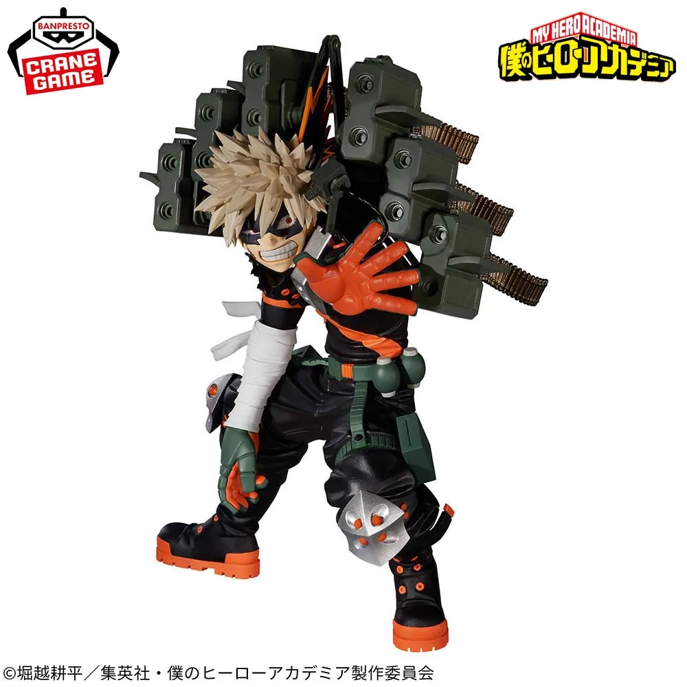 爆豪勝己 僕のヒーローアカデミア アニメ フィギュア アクションフィギュア バンプレスト オリジナル本物モデルコレクションおもちゃギフト子供のための