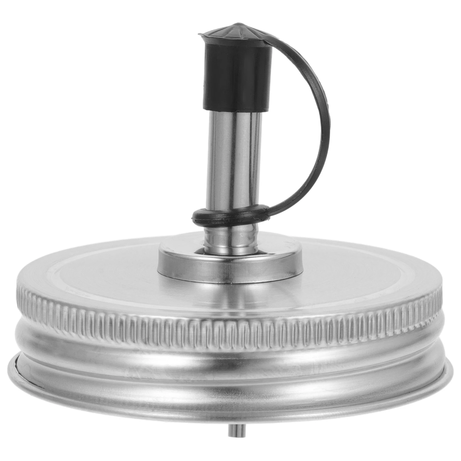 

1PC Oil Pot Cover 304 Stainless Steel Narrow Mouth Mason Jar Lid 70mm Wide Dispenser Kitchen Accessories Oil Bottle Cap