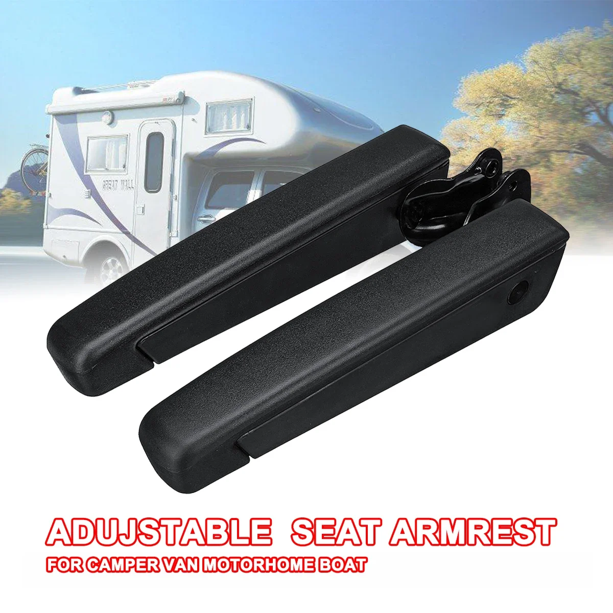 Left/Right Side Car RV Seat Armrest Adjustable Comfortable Hand Holder For Camper Van Motorhome Boat Universal