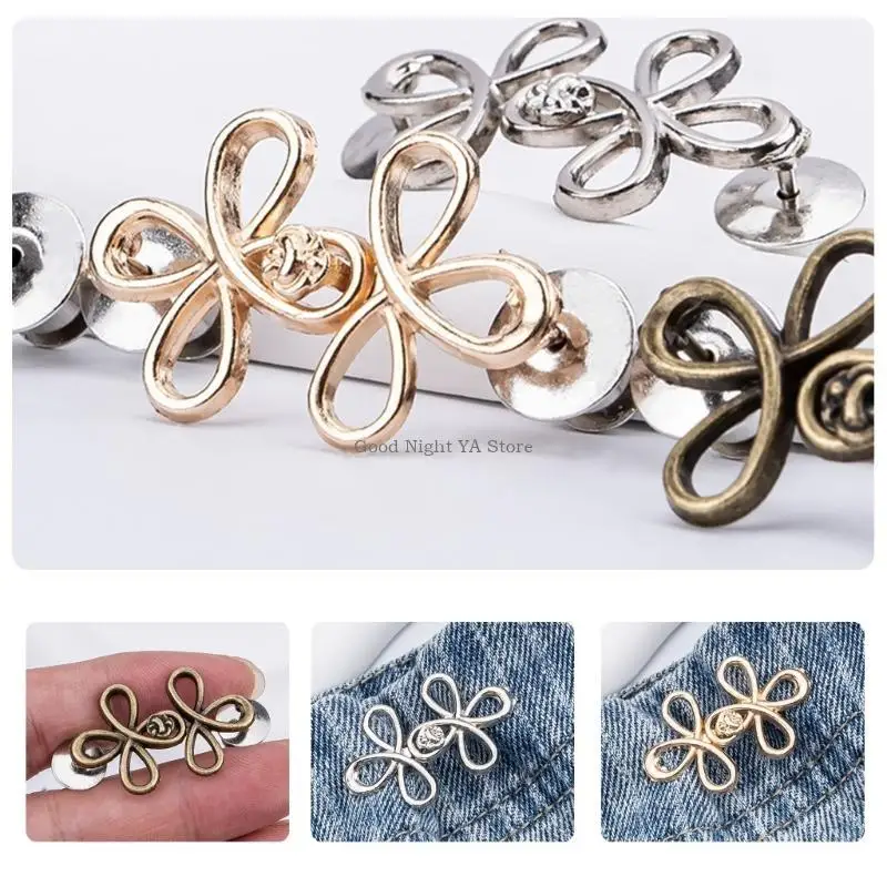 Verwijderbare broche buckle taille aanscherping pin taille fitness haak onzichtbare