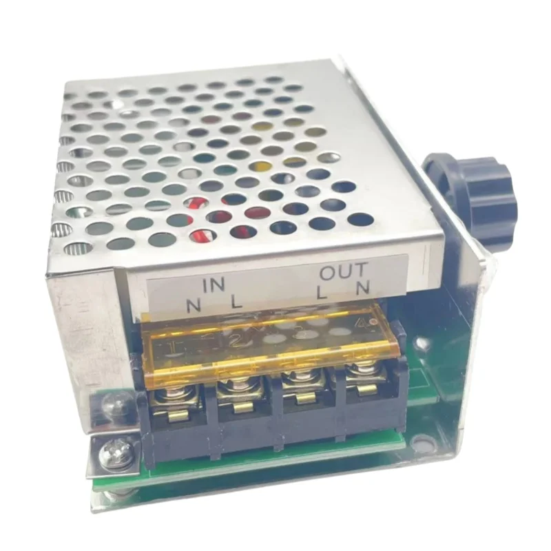 4000W 220V AC SCR Motor Speed Controller Module Voltage Regulator Temperature Dimmer for Electric Furnace Water Heater LED Light