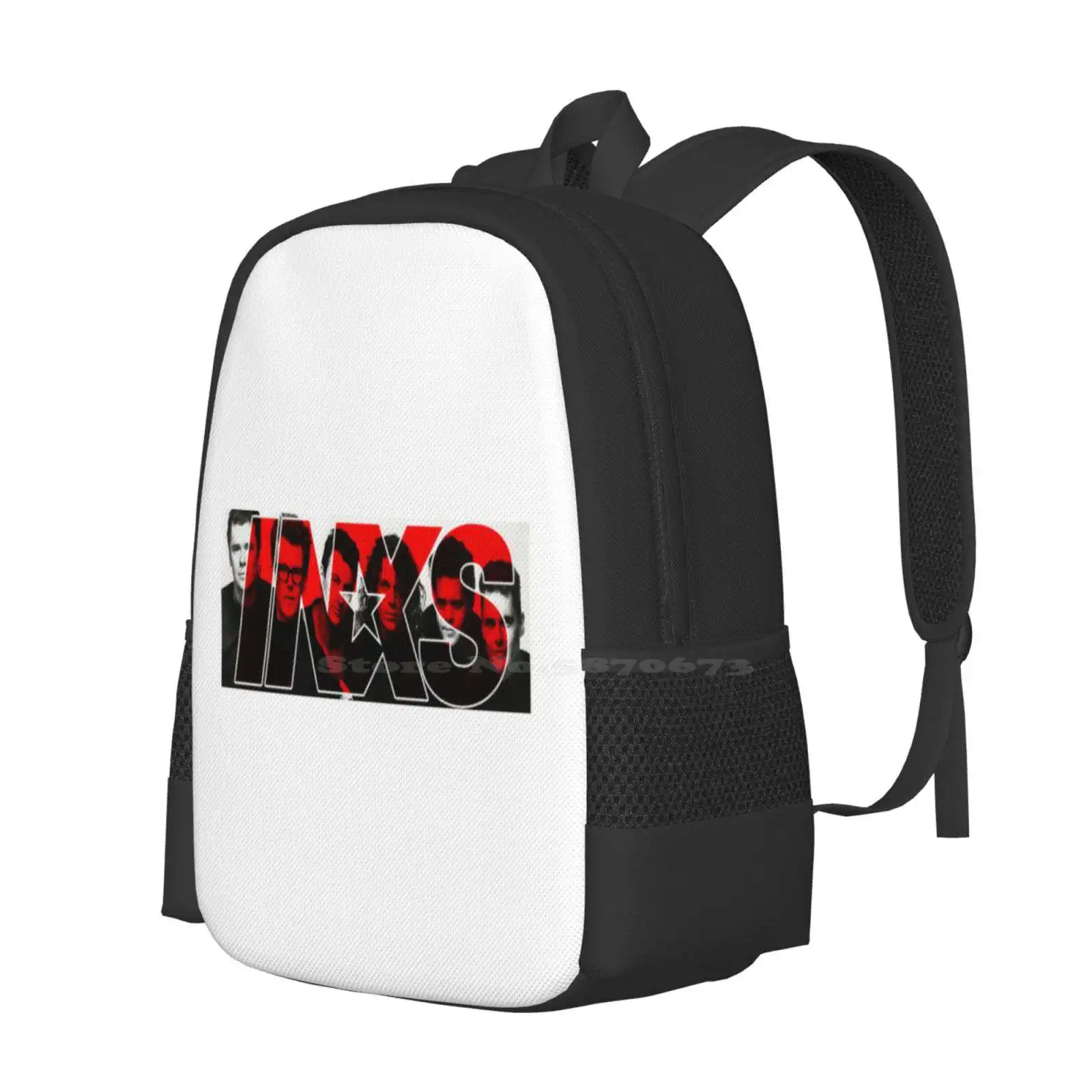 Inxs Hot Sale Schoolbag Backpack Fashion Bags Inxs Band Logo The Farriss Brothers Garry Gary Beers Andrew Farriss Jon Farriss