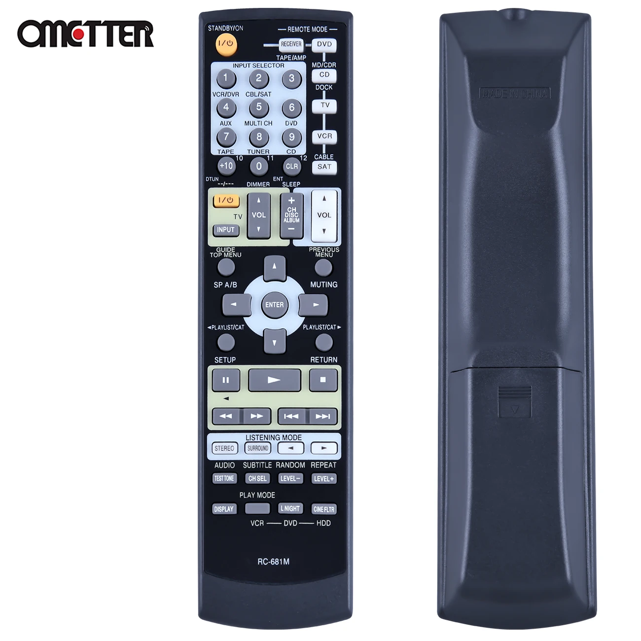 RC-681M For Onkyo Home Theater AV Receiver Remote Control HT-R550 HT-SR800 TX-SR505TX-SR575 TX-SR575X TX-SR8550 SKW-550 SKM-550S