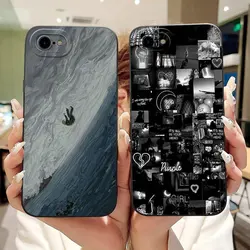 New Design For Funda iPhone 7 8 Plus SE 2020 2022 Lens Protective Case For iPhone7 iPhone8 7Plus 8Plus Soft Silicone Phone Cases
