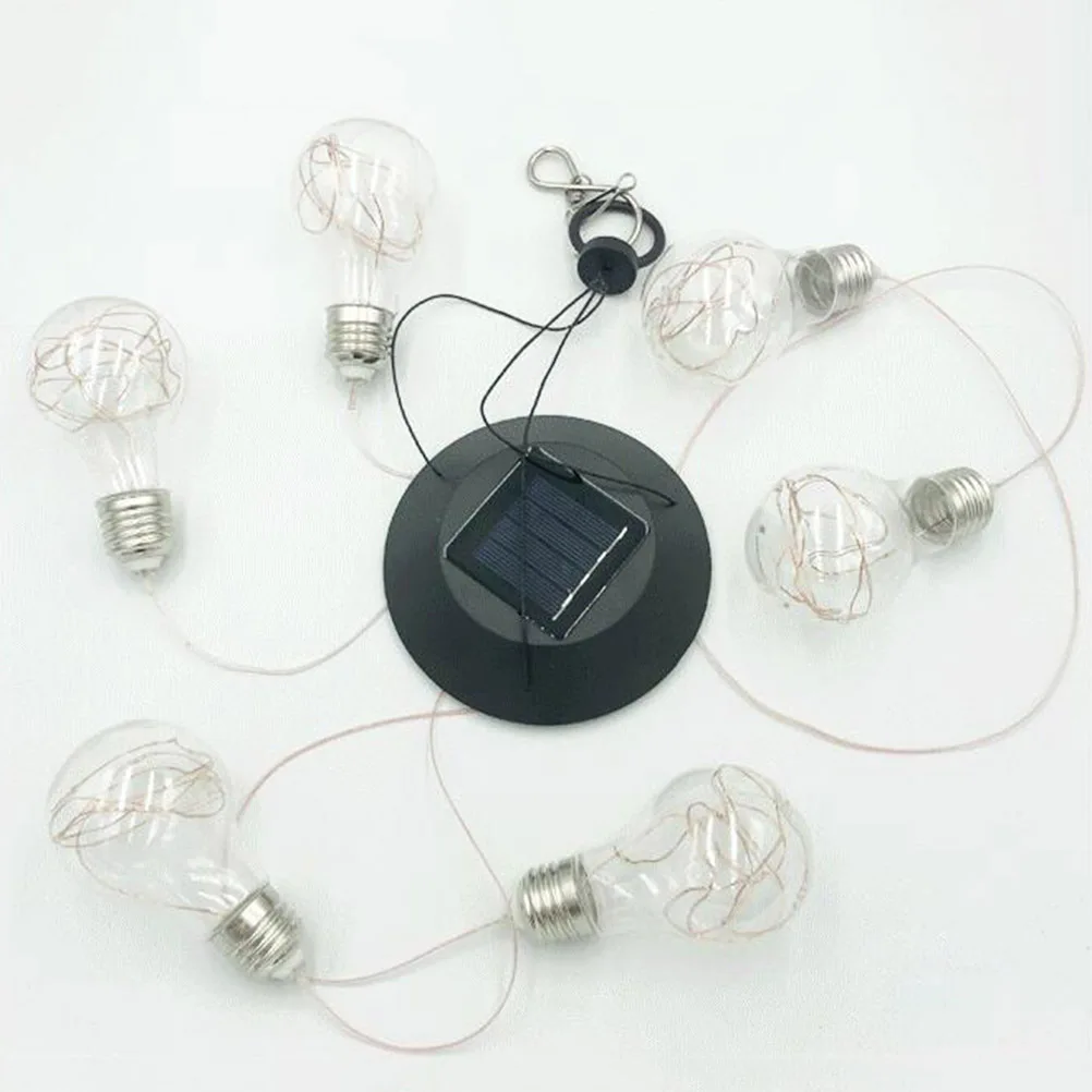 

6 LED Solar Wind Chime Light with Auto on Off Dusk to Dawn Sensor Hanging Garden Lights for Courtyard Tree Bedroom