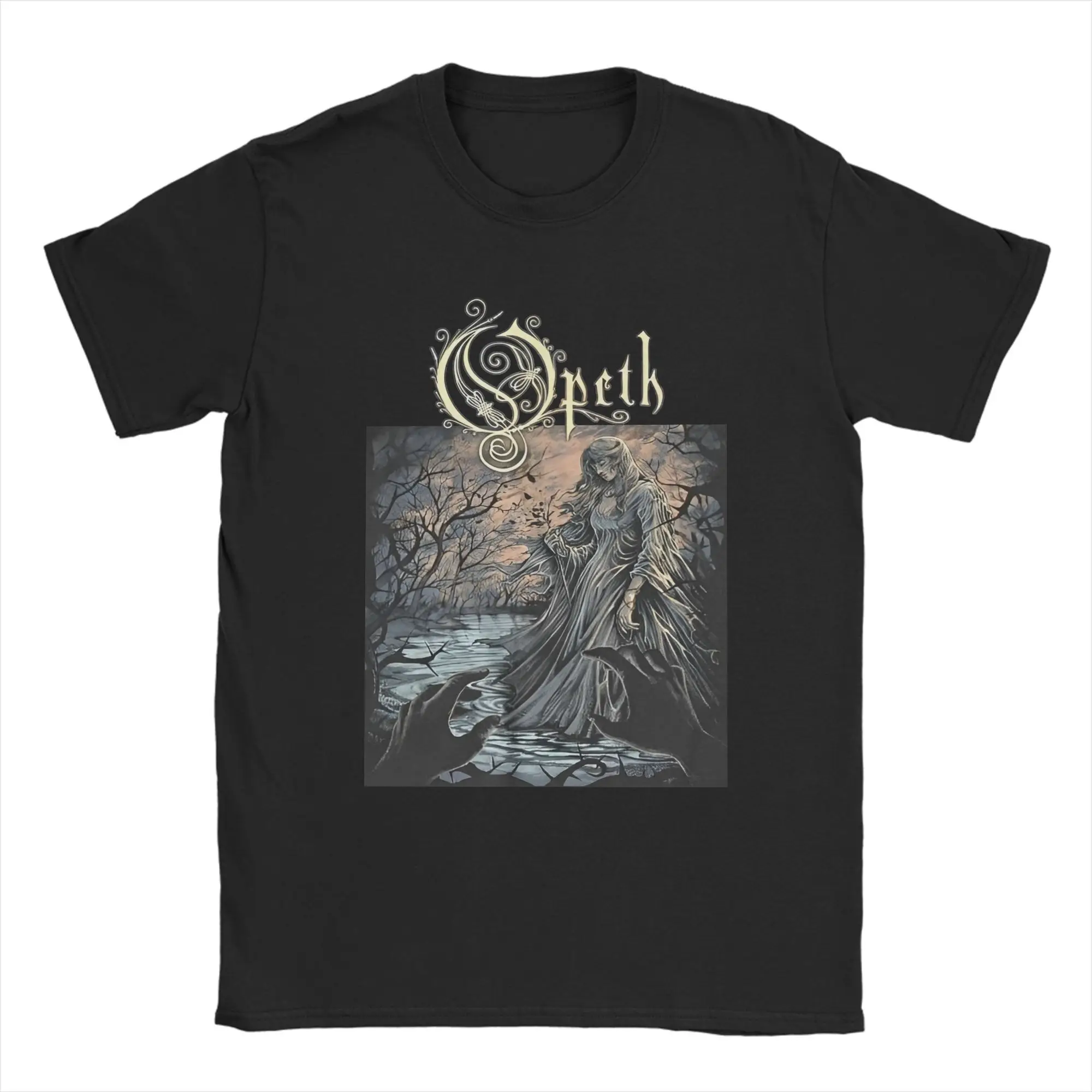 

Progressive Metal Opeh Tour T Shirts Men's 100% Cotton Novelty T-Shirts O Neck Tee Shirt Short Sleeve Clothes New Arrival