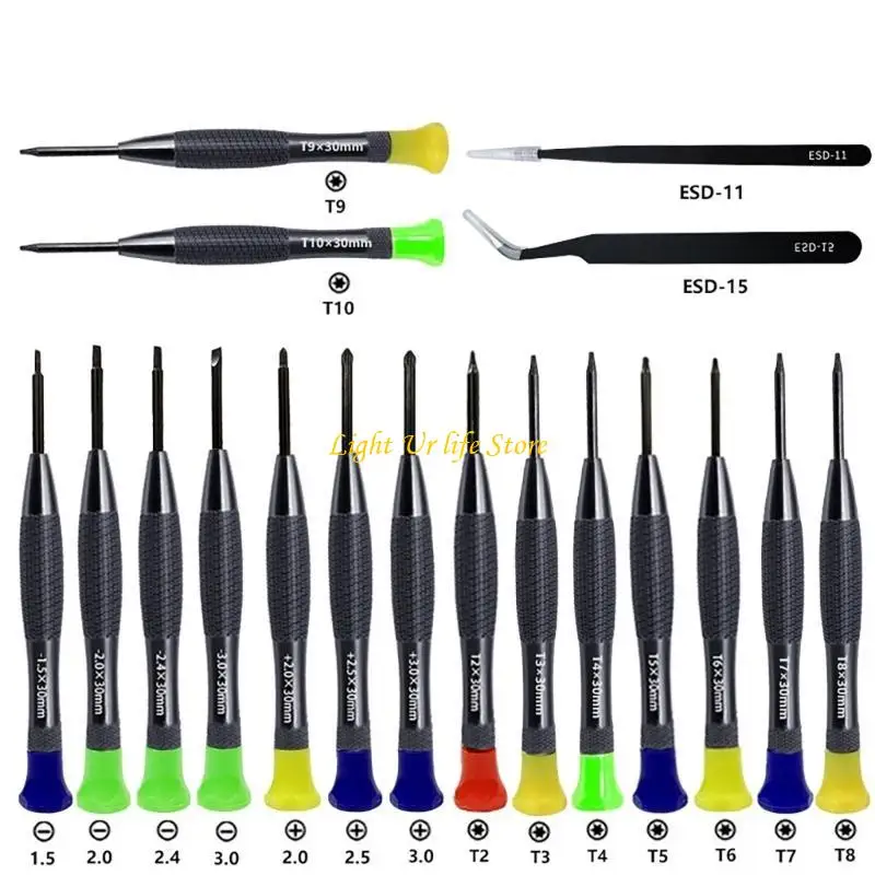 63HA Professional Miniature Screwdriver Set Tip Tool for Phone Laptop Fixing