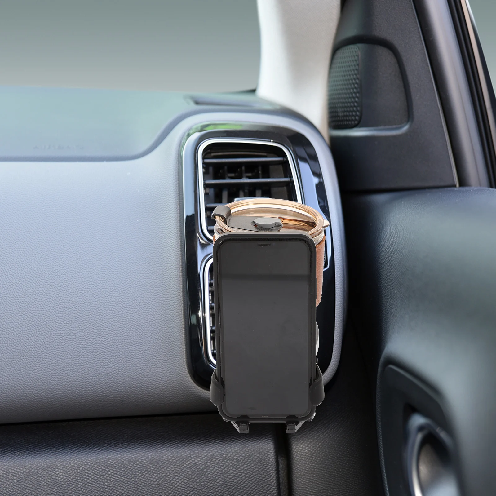 

Car Phone Holder Cup Mount Drink Stand Durable Anti Skid Waterproof Easy Clean Suitable All Models Summer Winter Practical Can