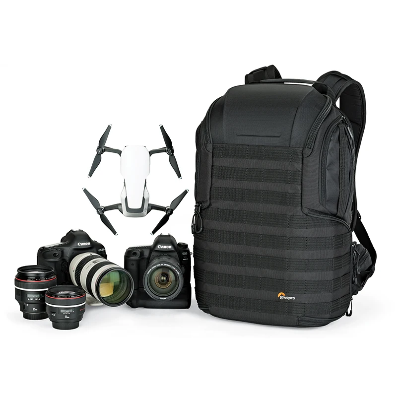 Imagem -02 - Lowepro Protactic Shoulder Câmera Bolsa Laptop Mochila com All Weather Cover Slr Genuíno 450 aw bp 450 aw ii 156