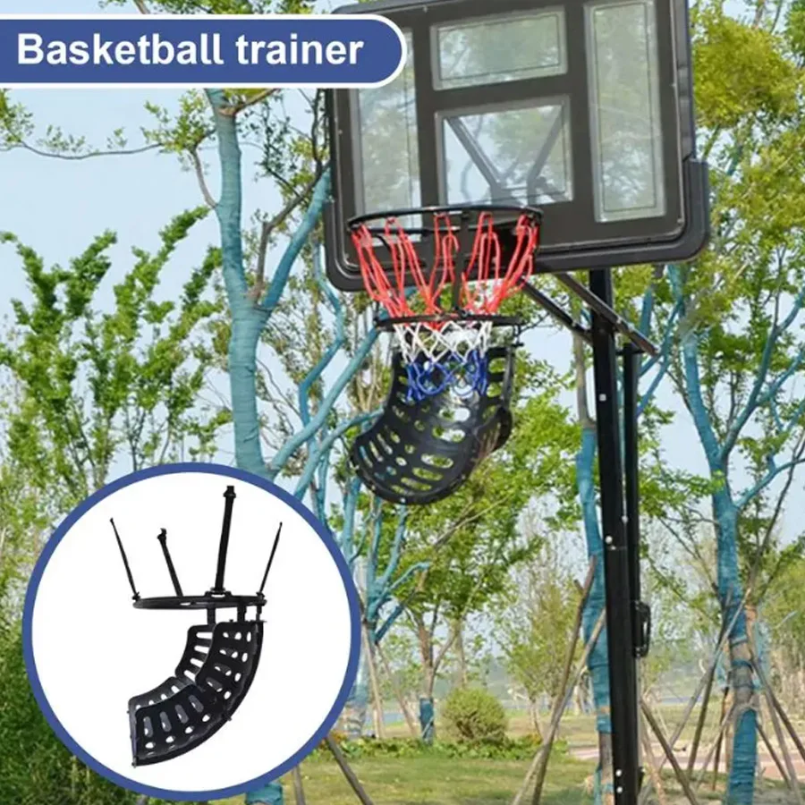 

Ball Returning System Basketball Hoop 360 Degree Rotatable Rebounder and Returner Ball Return Supplies Strong Load-bearing