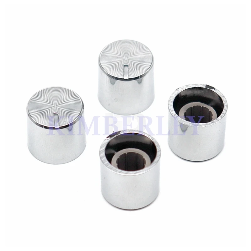 10PCS Silver Sun Print Plastic Knob Cap Potentiometer Knob Cap Volume/sound card/Electrical Equipment Switch Cap
